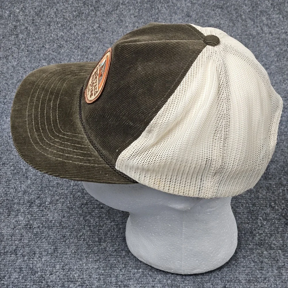 Junkyard‎ Brewing Trucker Hat Corduroy Brown Cap Snapback Fargo Beer Moorhead MN